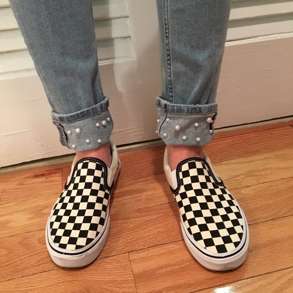 Zara Denim - Zara jeans with pearl ankle detail